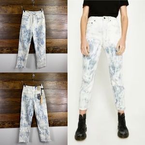 Ksubi Chlo Wasted Jean Bleach Blonde Size 25 New